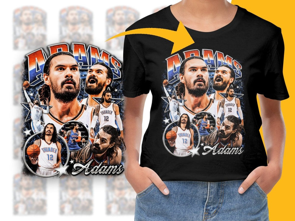 Steven Adams Oklahoma City Thunder Basketball Superstar Bootleg Graphic T-Shirt - Teepew
