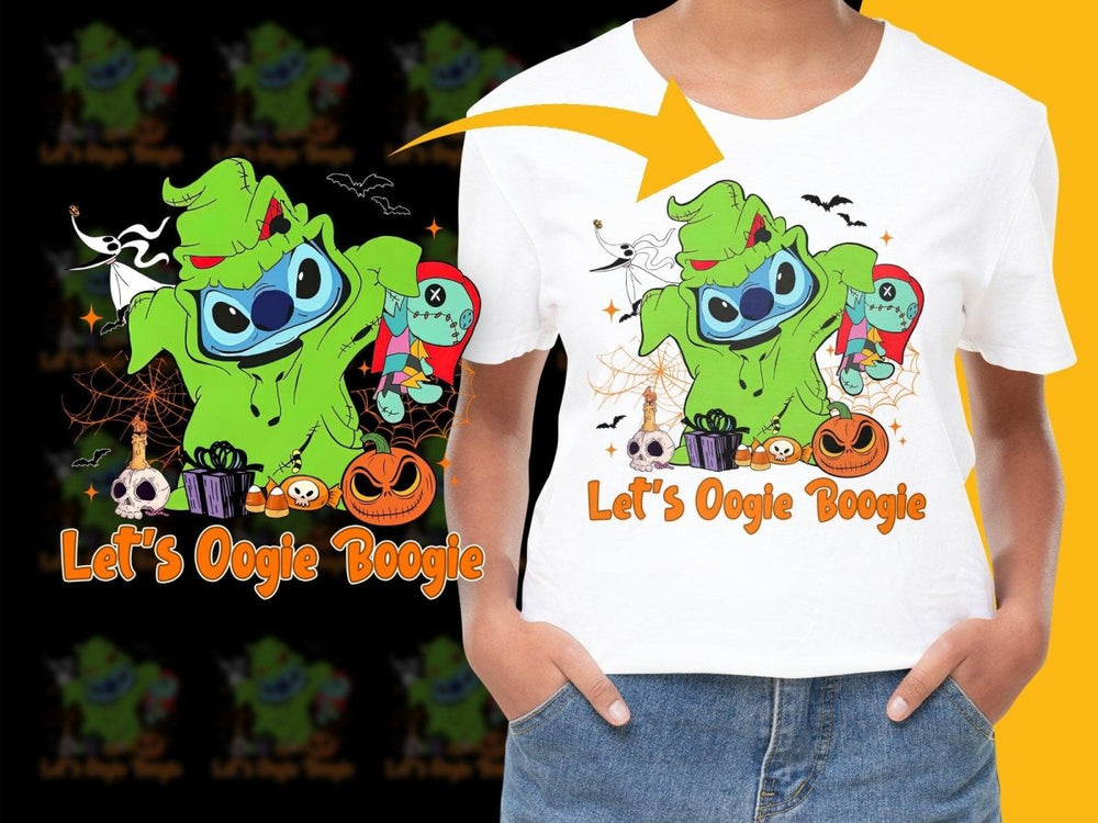 Stitch Let's Oogie Boogie Design Halloween PNG File - Teepew