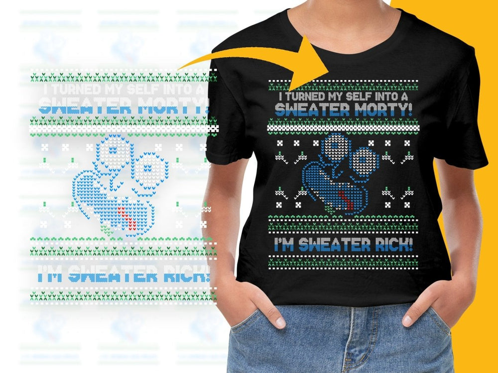 Stitch Merry Christmas Sweater Rich PNG File - Teepew