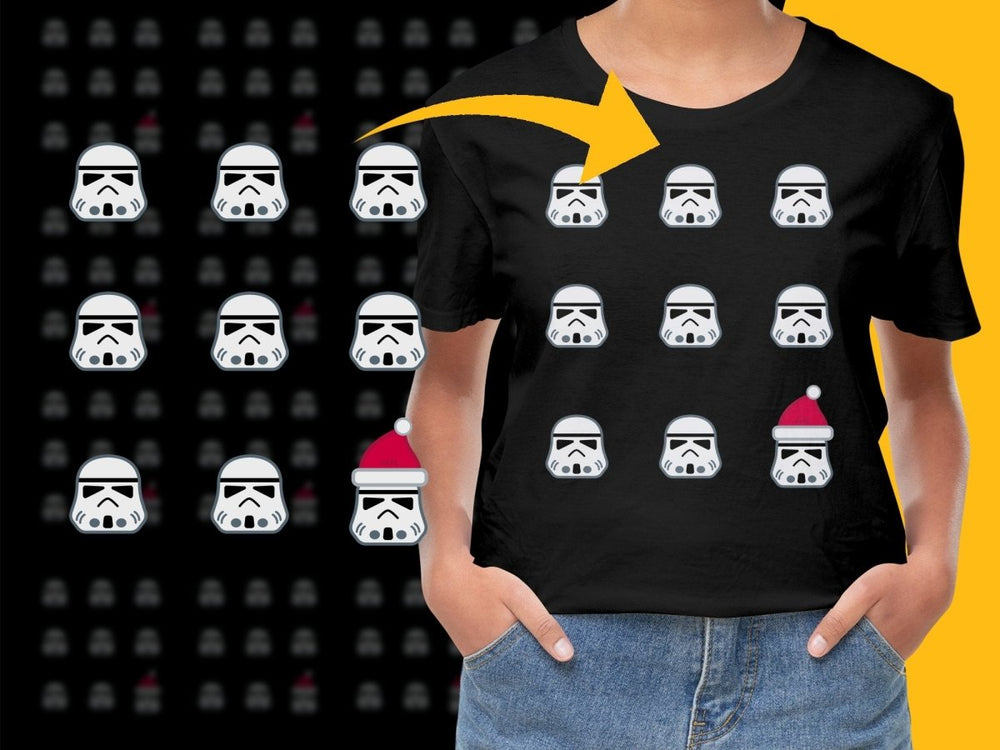 Stormtrooper Themed Christmas Santa Hat PNG File - Teepew
