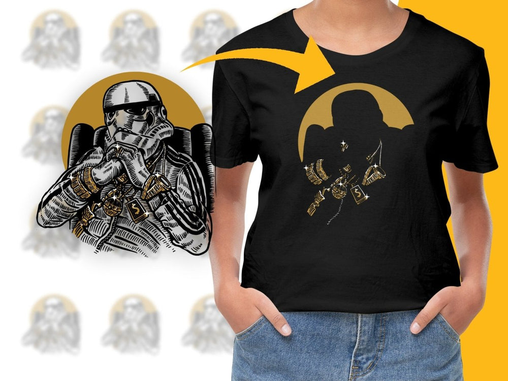 Stormtrooper Thinking Behind Shades PNG File - Teepew