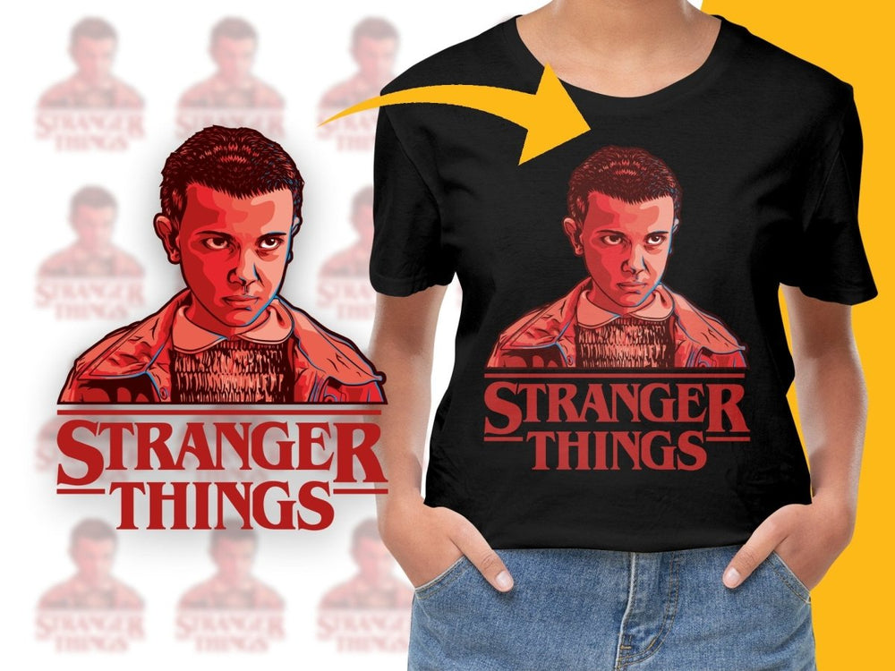 Stranger Things Graphic Print Unisex Casual PNG File - Teepew