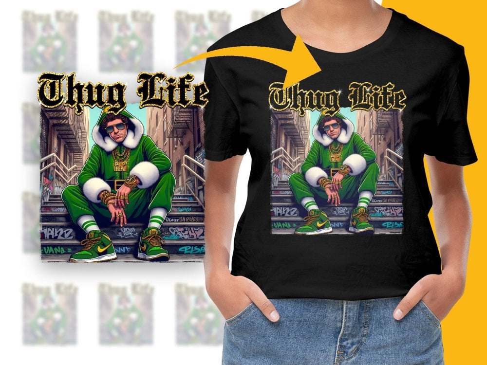 Street Style Thug Life Graphic Hip Hop PNG File - Teepew