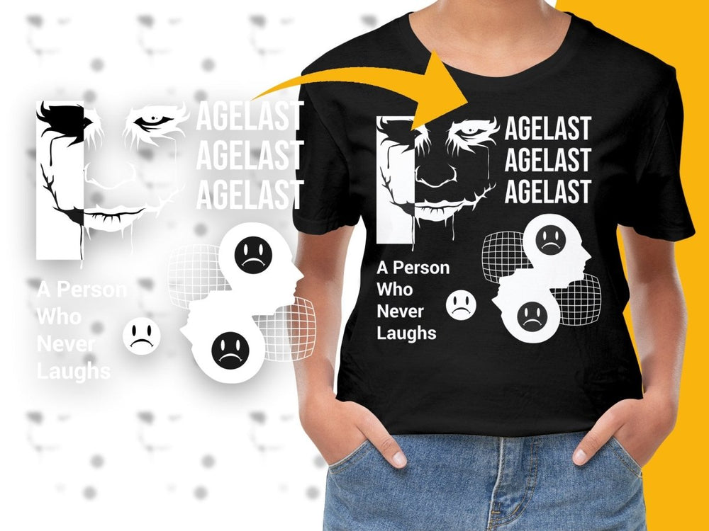 Streetwear Agelast A Person Who Never Laughs PNG File - Teepew