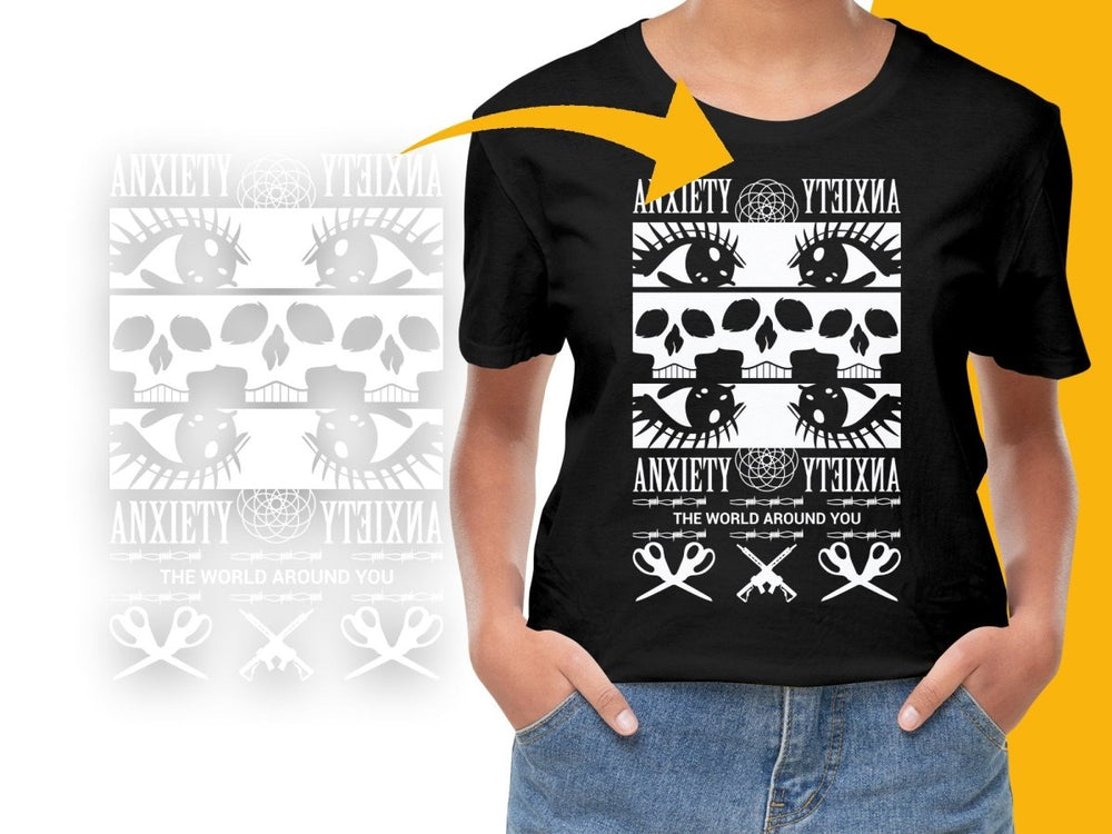 Streetwear Anxiety the World Around You PNG File - Teepew