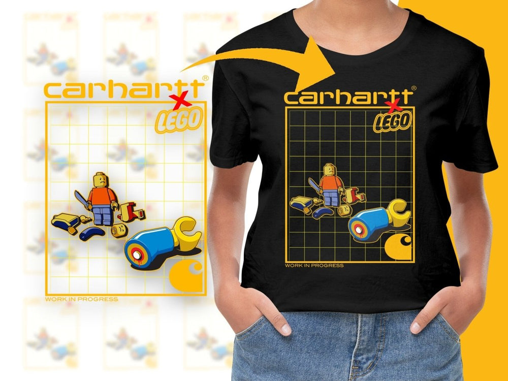 Streetwear Brand Lego Collaboration Graphic PNG File - Teepew