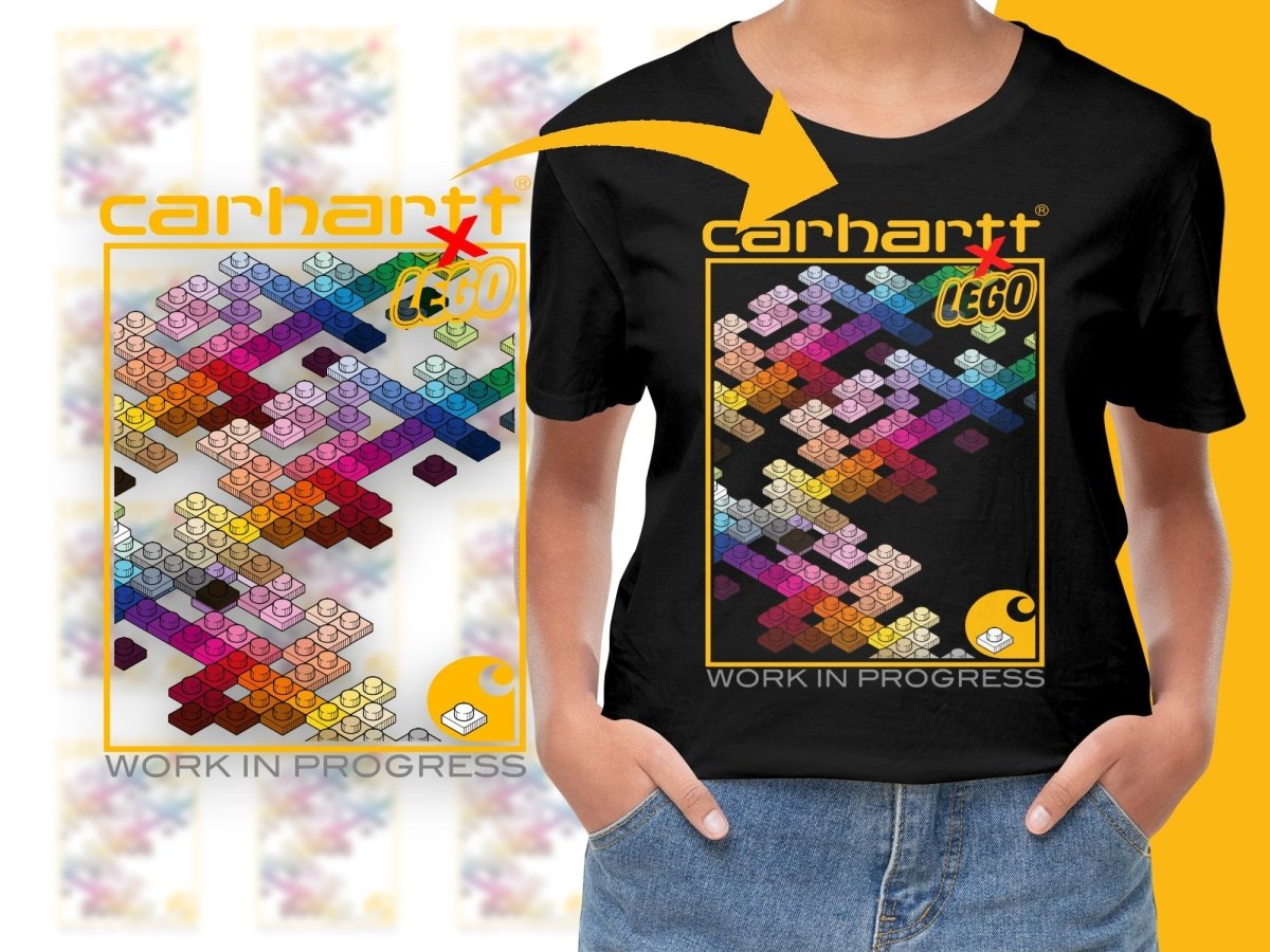 Streetwear Brand x LEGO Work In Progress Graphic PNG File - Teepew