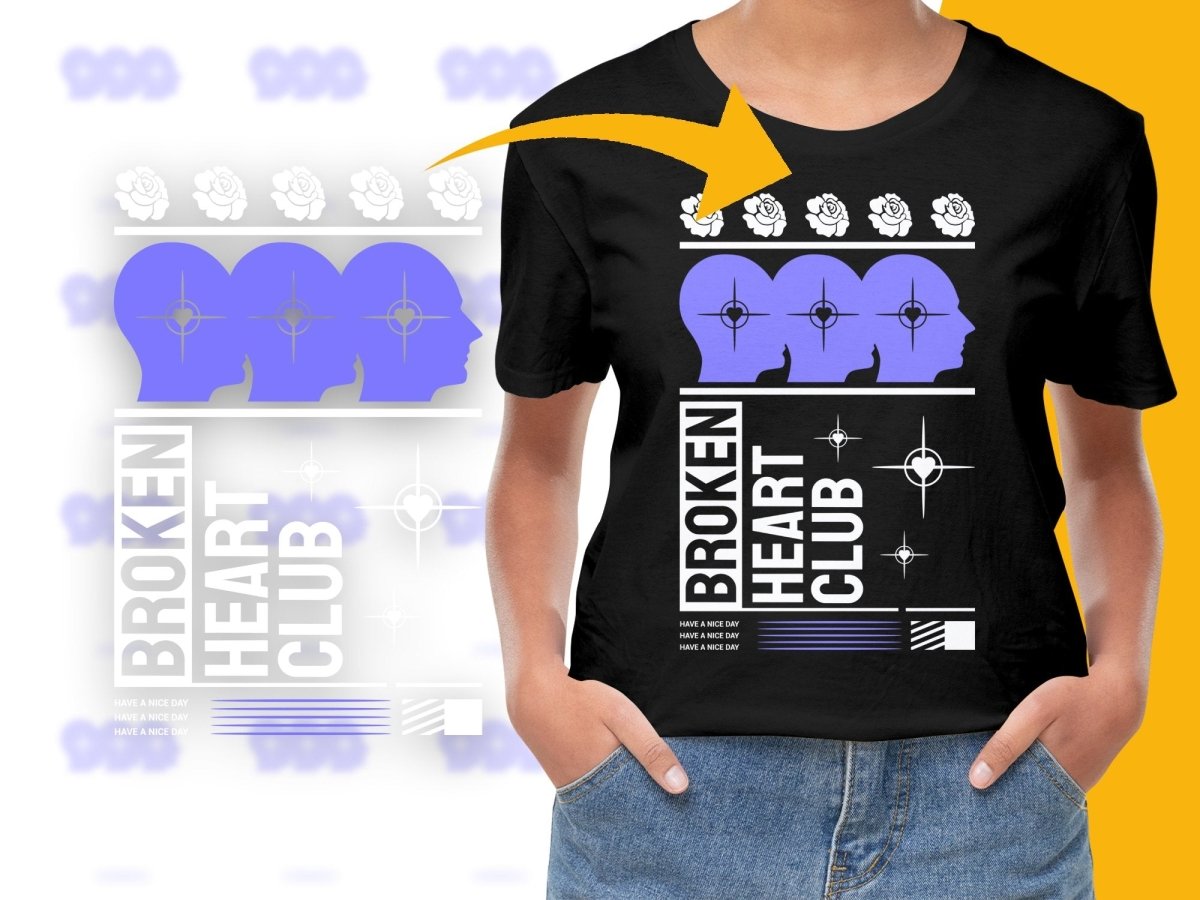 Streetwear Broken Heart Club PNG File - Teepew