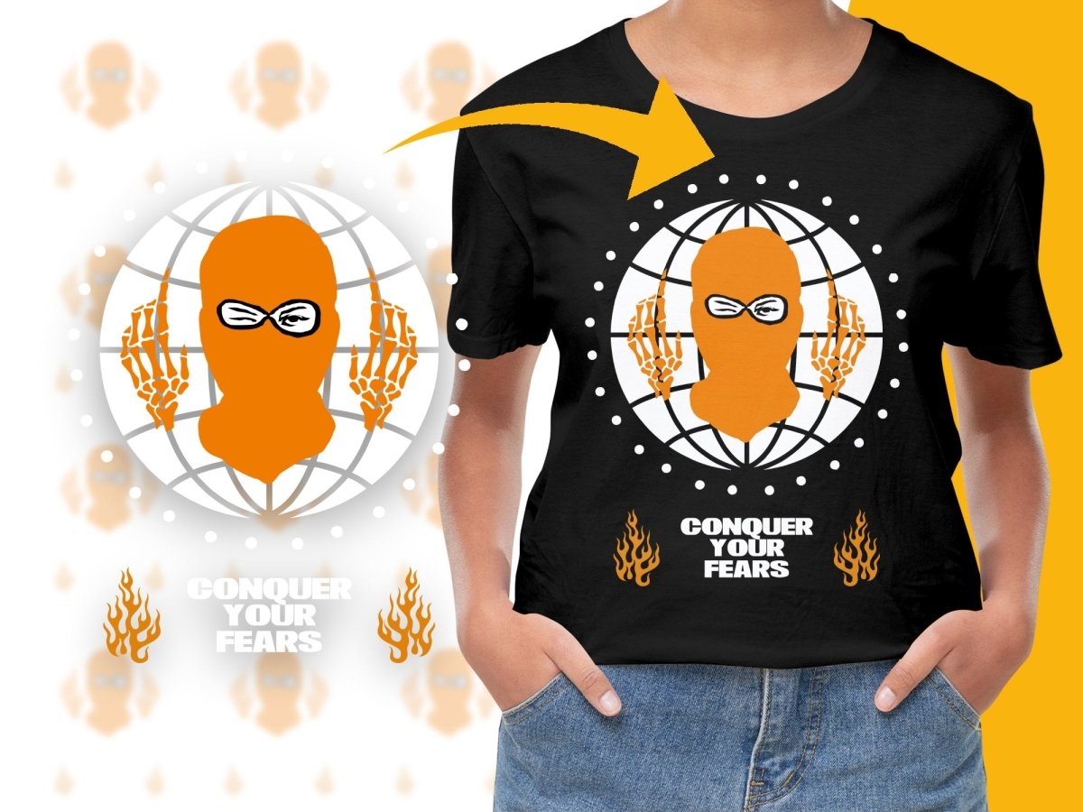 Streetwear Conquer Your Fears PNG File - Teepew