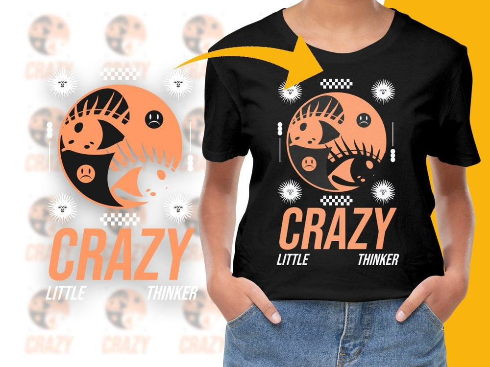 Streetwear Crazy Little Thinker PNG File - Teepew