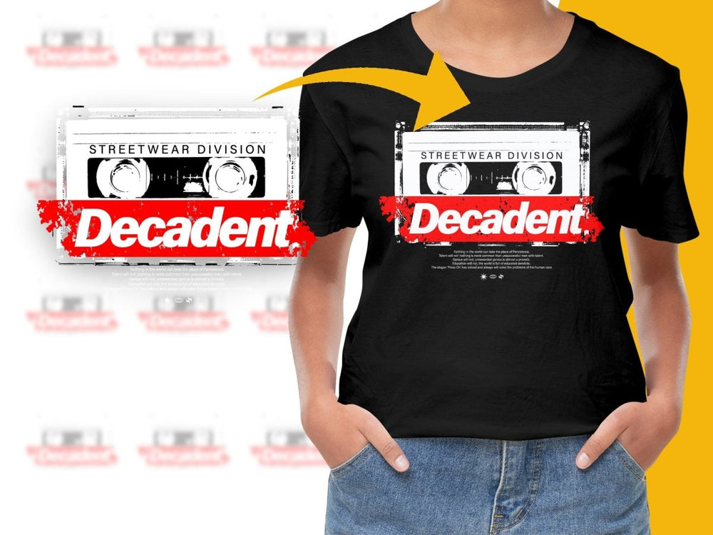 Streetwear Division Decadent Press On PNG File - Teepew