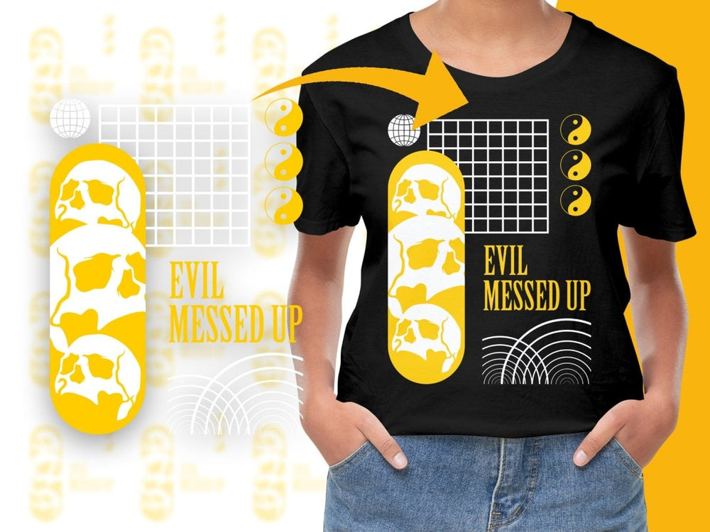 Streetwear Evil Messed Up PNG File - Teepew