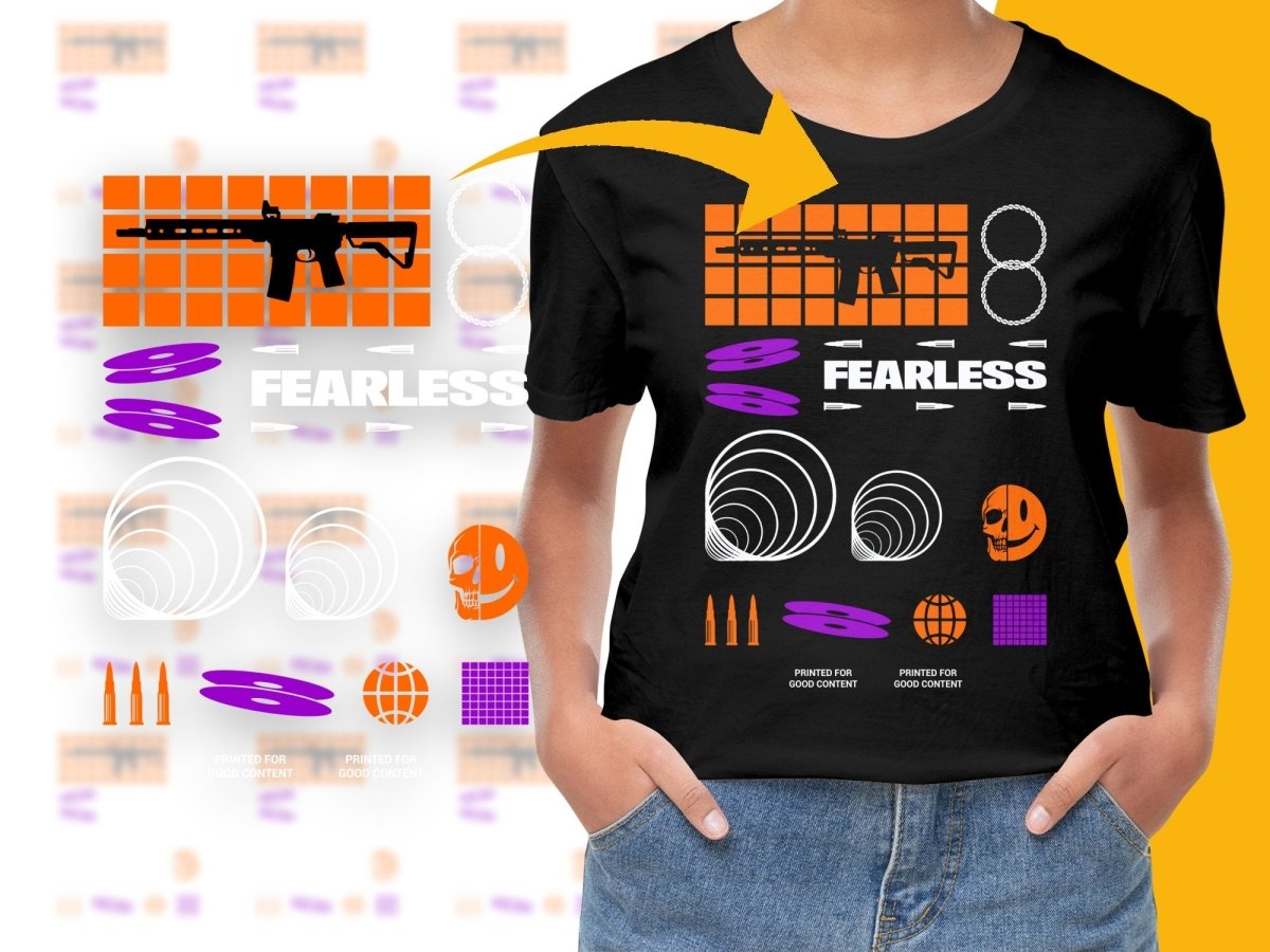 Streetwear Fearless PNG File - Teepew