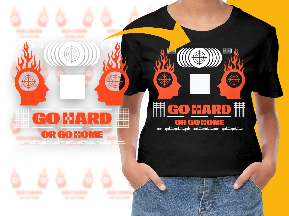 Streetwear Go Hard or Go Home PNG File - Teepew