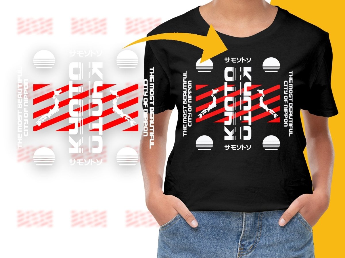 Streetwear Kyoto Most Beautiful City PNG File - Teepew