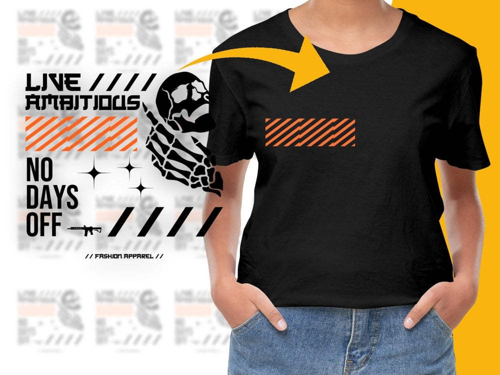 Streetwear Live Ambitious PNG File - Teepew