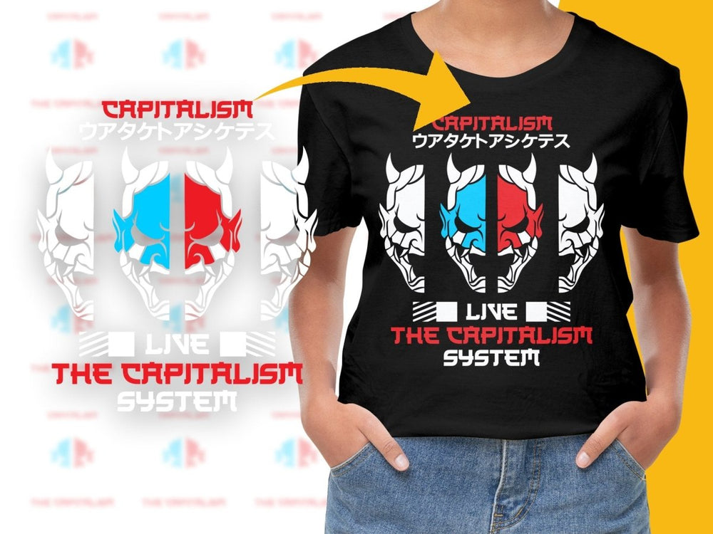 Streetwear Live the Capitalism System PNG File - Teepew