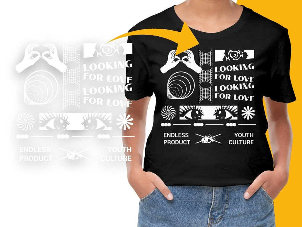 Streetwear Looking for Love PNG File - Teepew