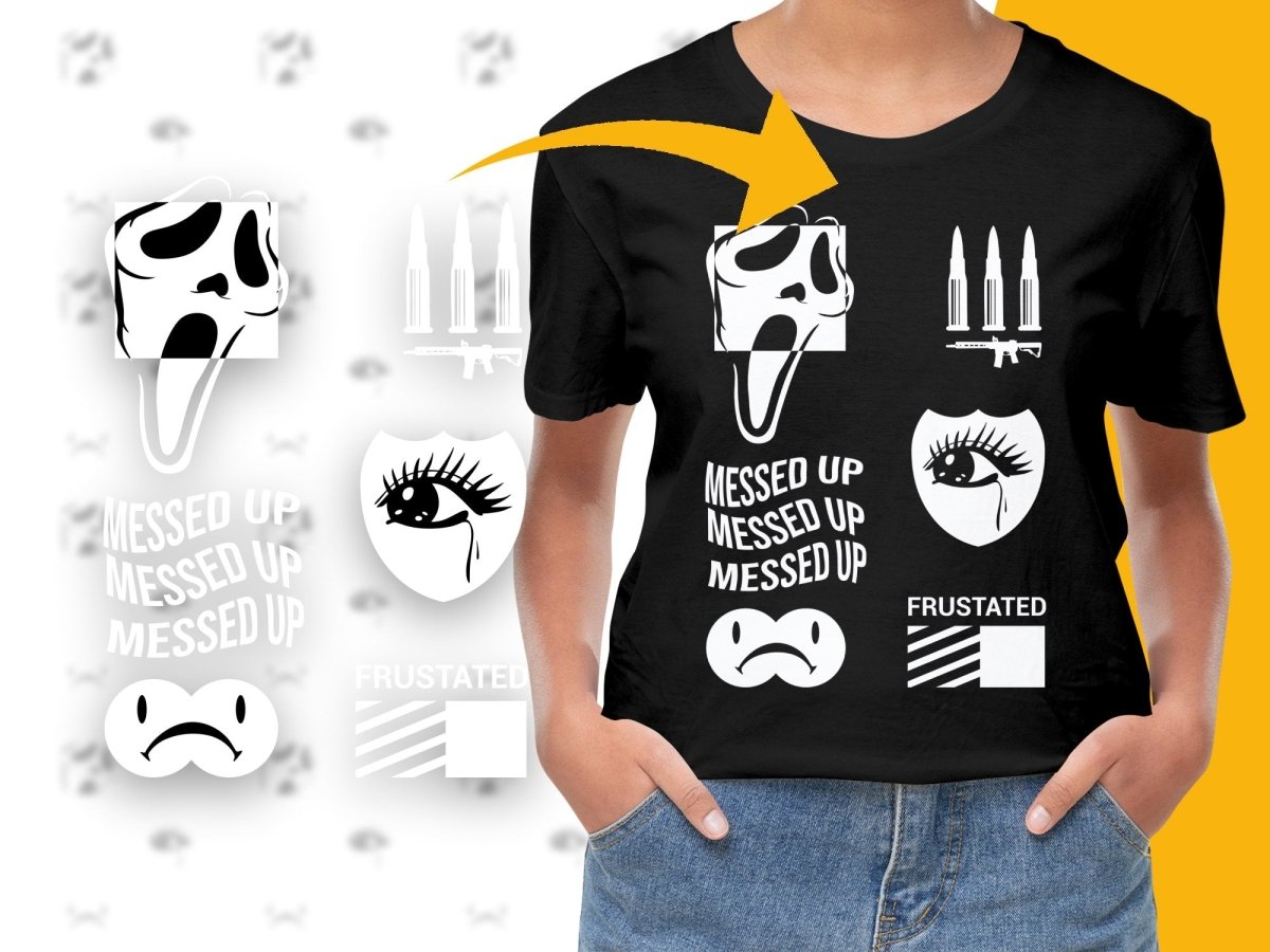 Streetwear Messed Up Frustated PNG File - Teepew