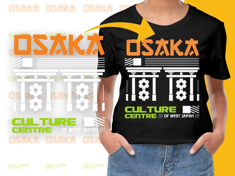 Streetwear Osaka Culture Centre of West Japan PNG File - Teepew
