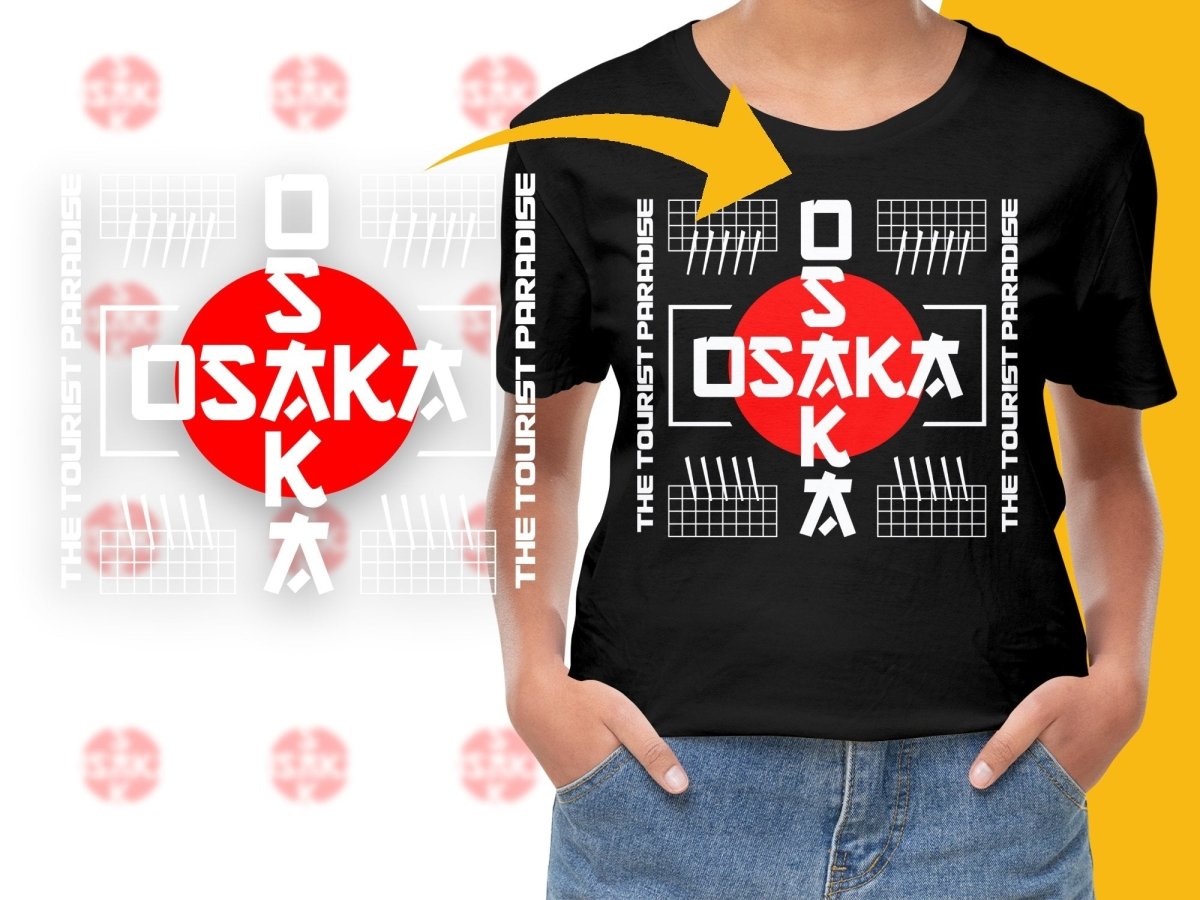 Streetwear Osaka the Tourist Paradise PNG File - Teepew