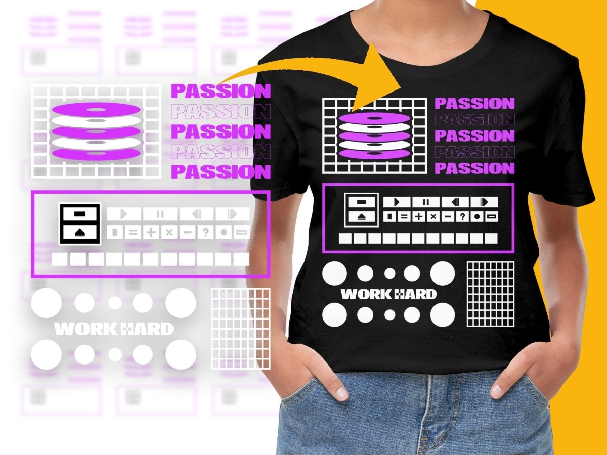 Streetwear Passion Work Hard PNG File - Teepew