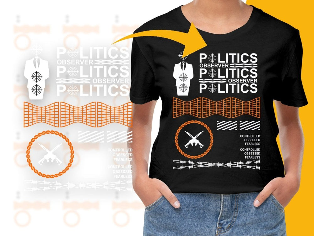Streetwear Politics Observer PNG File - Teepew