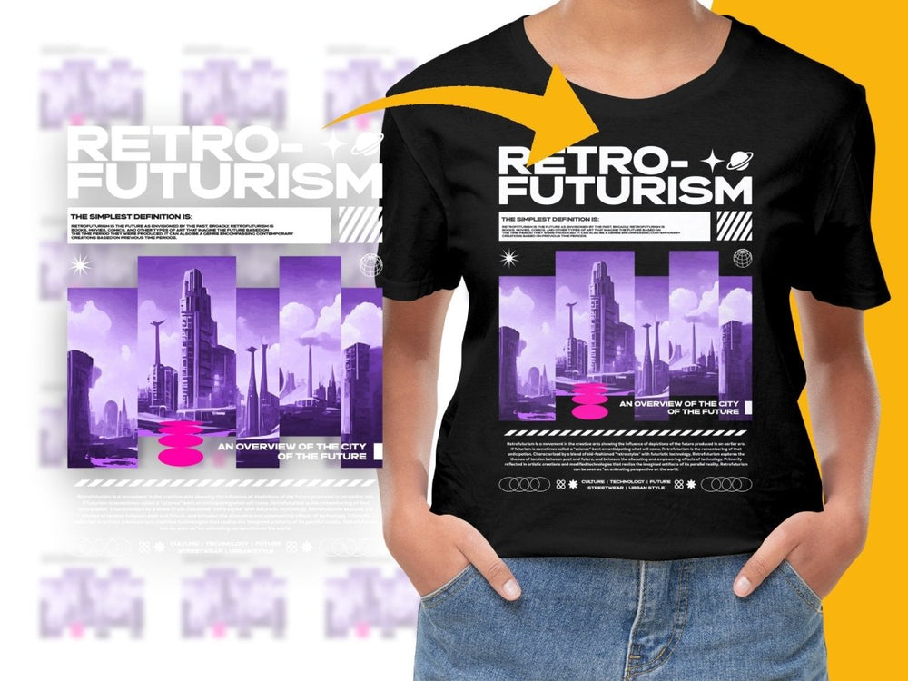 Streetwear Retro Futurism Back PNG File - Teepew