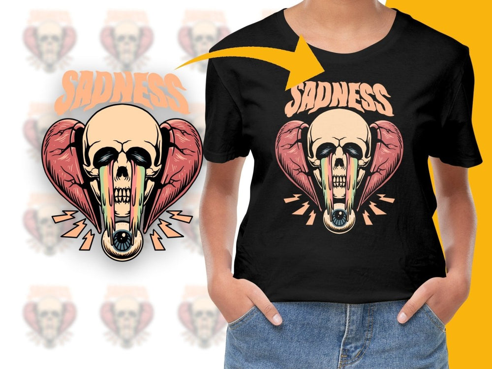 Streetwear sadness PNG File - Teepew