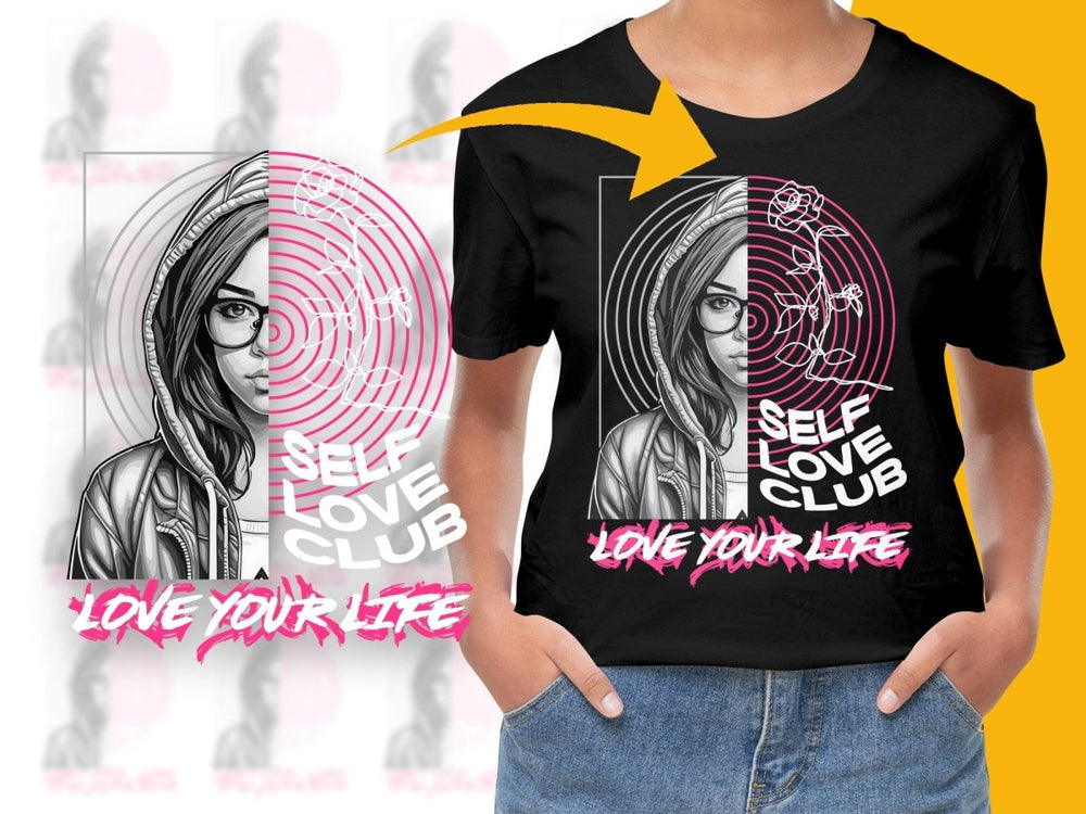 Streetwear Self Love Club PNG File - Teepew