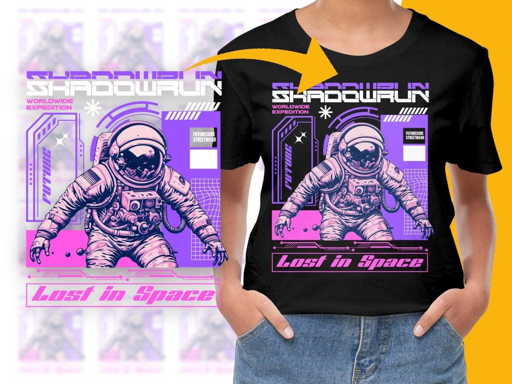 Streetwear Shadowrun Back PNG File - Teepew