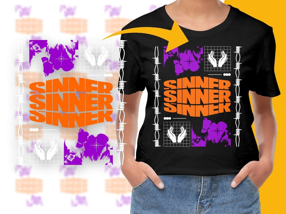Streetwear Sinner PNG File - Teepew