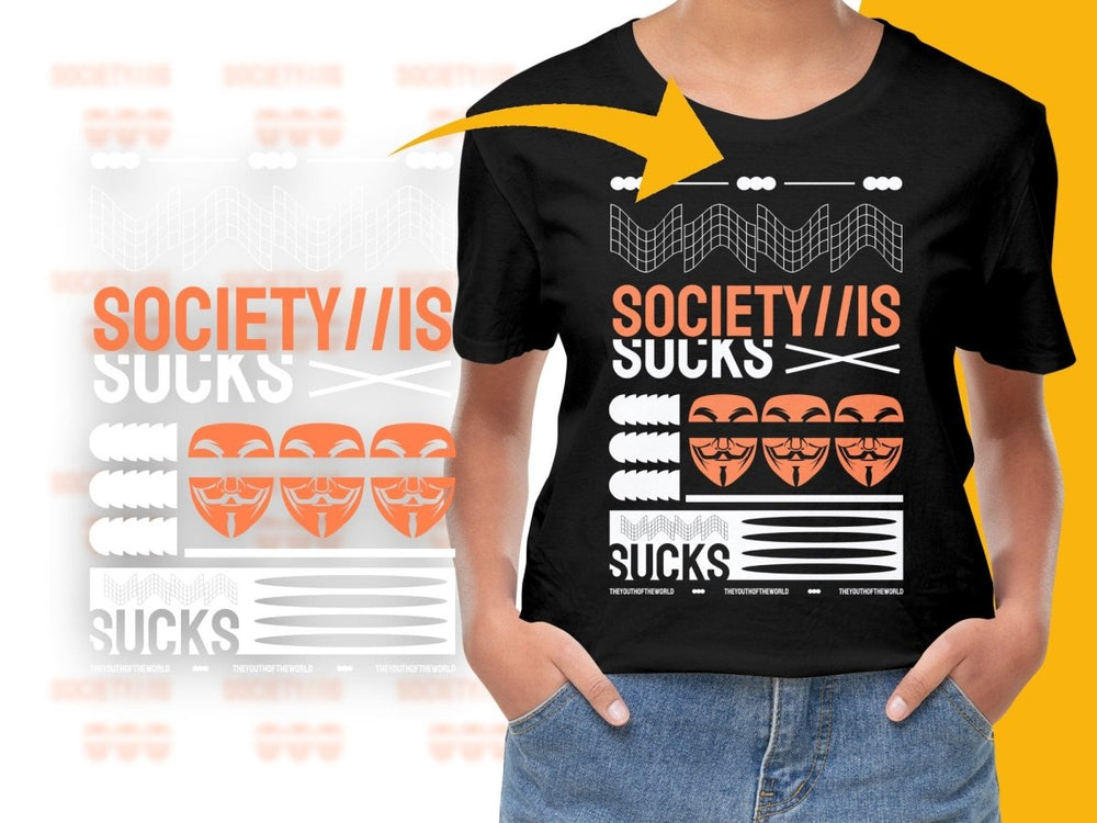 Streetwear Society is Sucks PNG File - Teepew