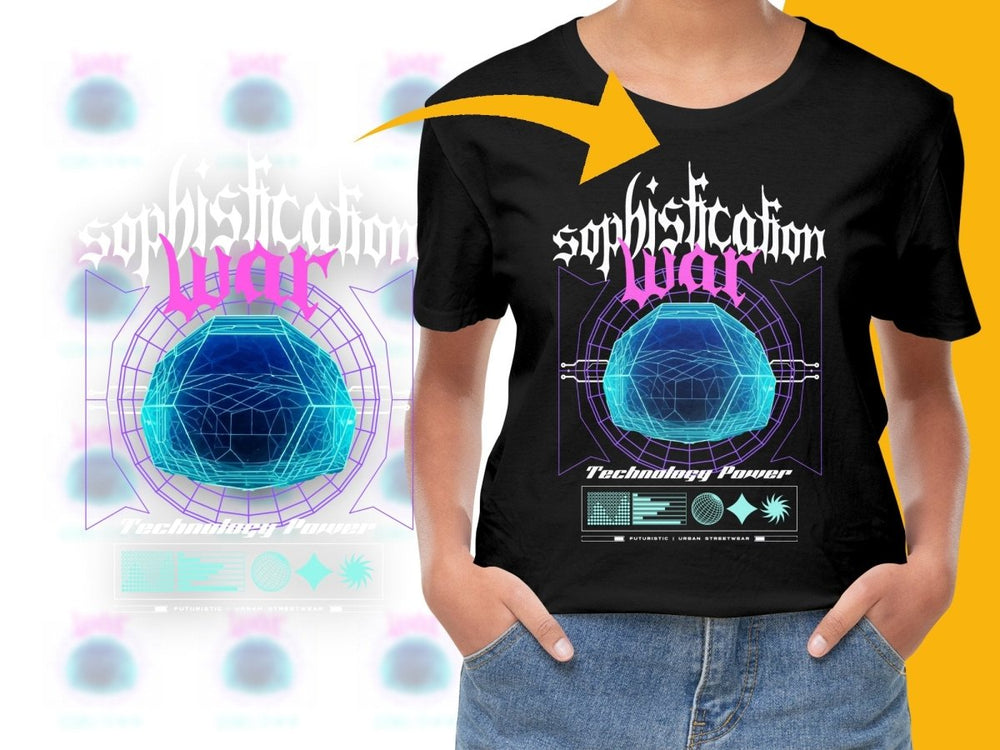 Streetwear Sophistication War Back PNG File - Teepew