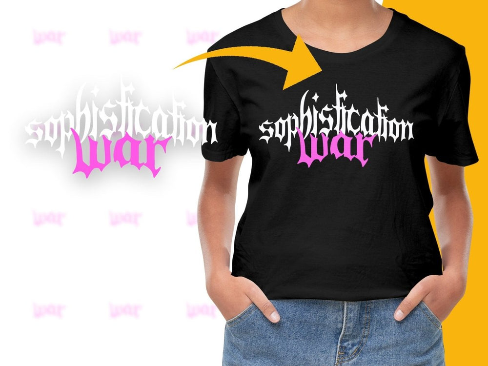 Streetwear Sophistication War Front PNG File - Teepew