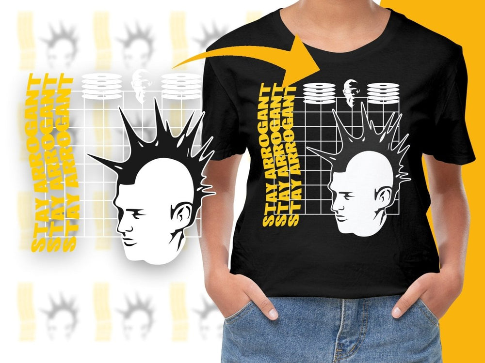 Streetwear Stay Arrogant PNG File - Teepew