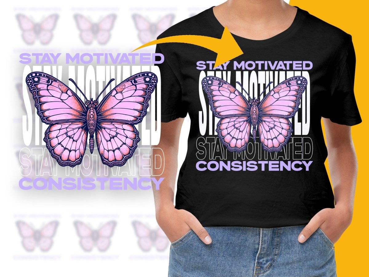 Streetwear Stay Motivated PNG File - Teepew