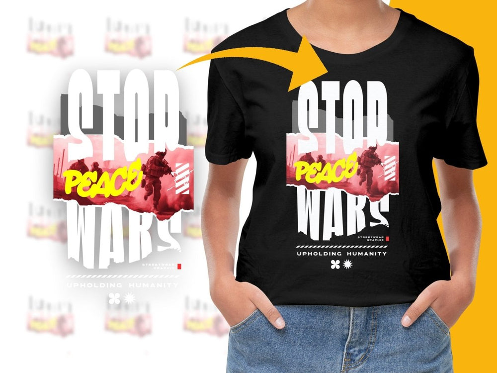 Streetwear Stop Wars Back PNG File - Teepew