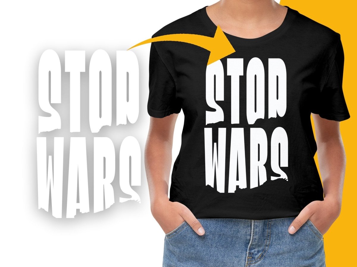 Streetwear Stop Wars Front PNG File - Teepew