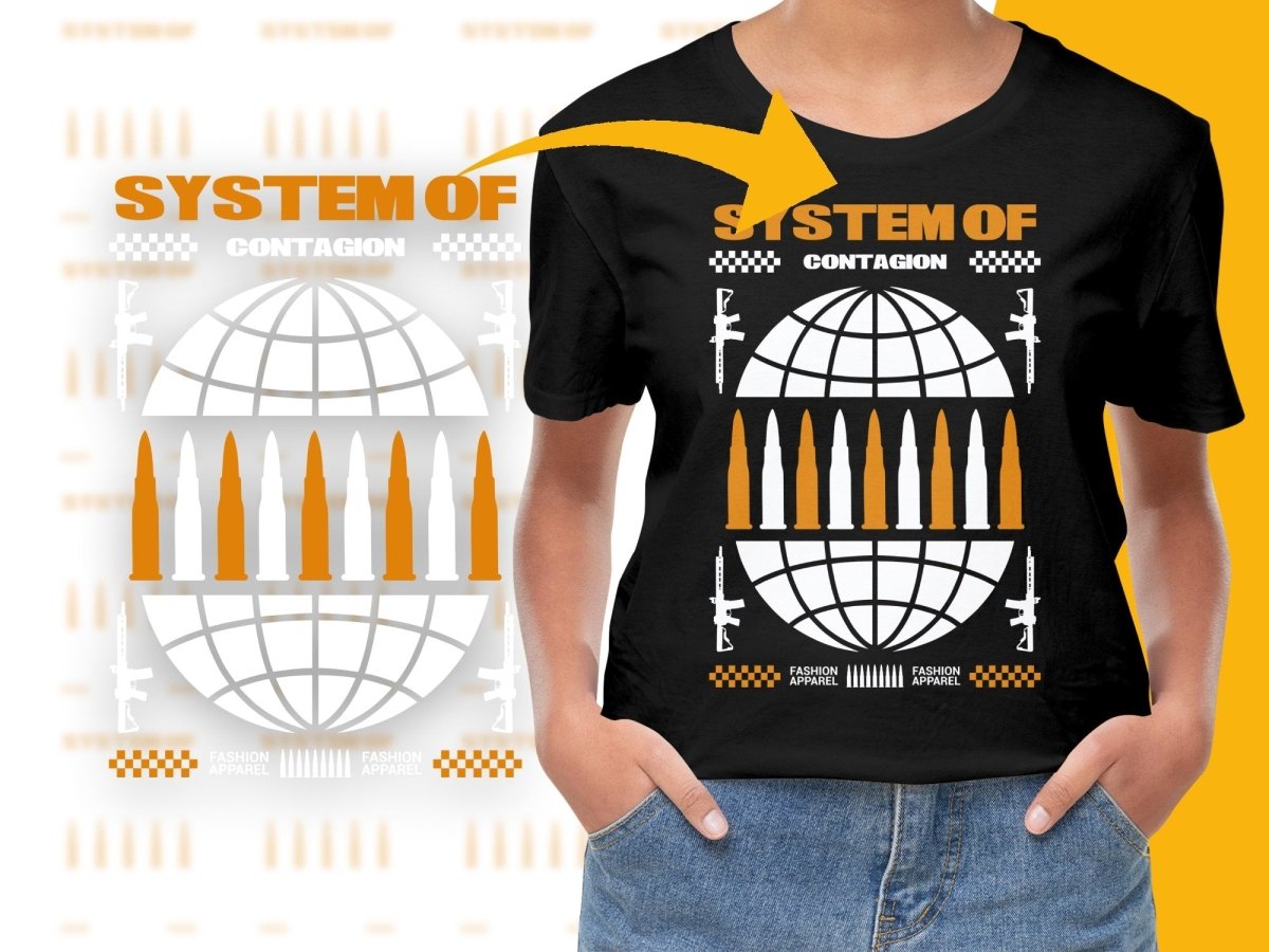 Streetwear System of Contagion PNG File - Teepew