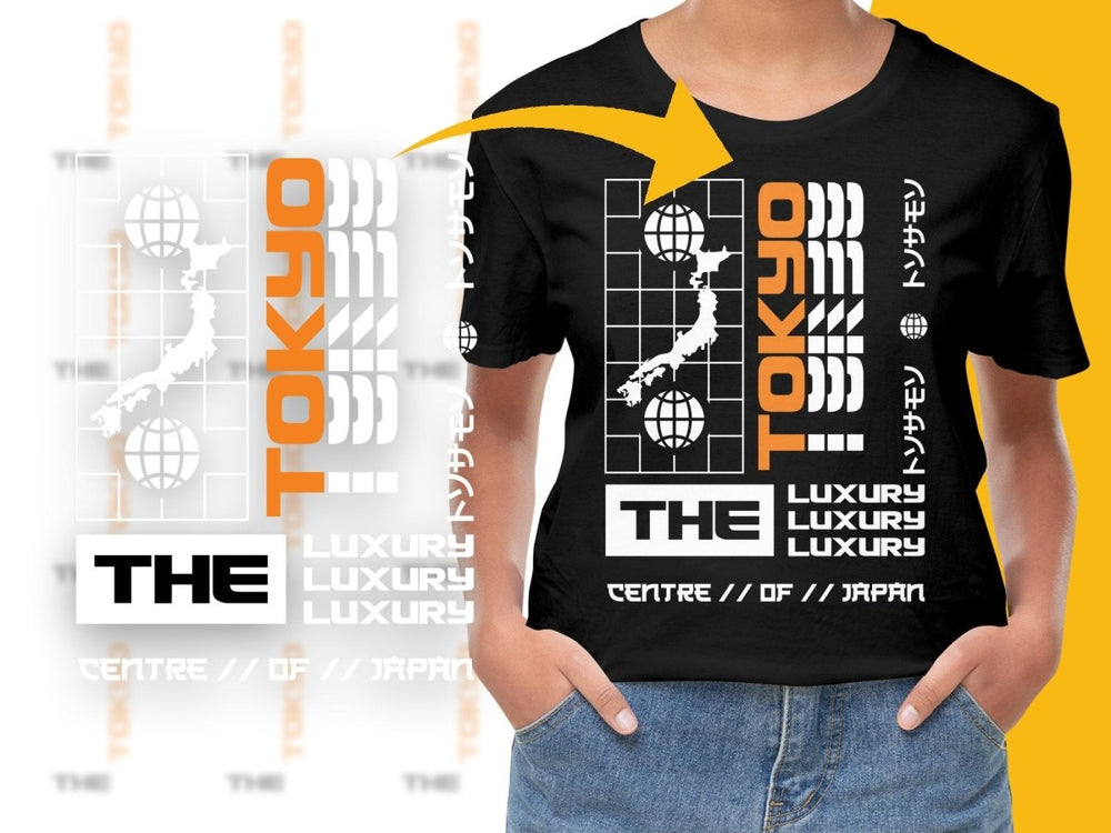 Streetwear The Luxury Centre of Japan PNG File - Teepew