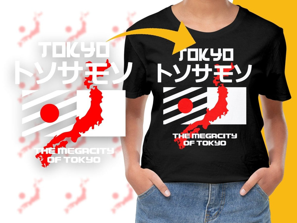 Streetwear The Megacity of Tokyo PNG File - Teepew