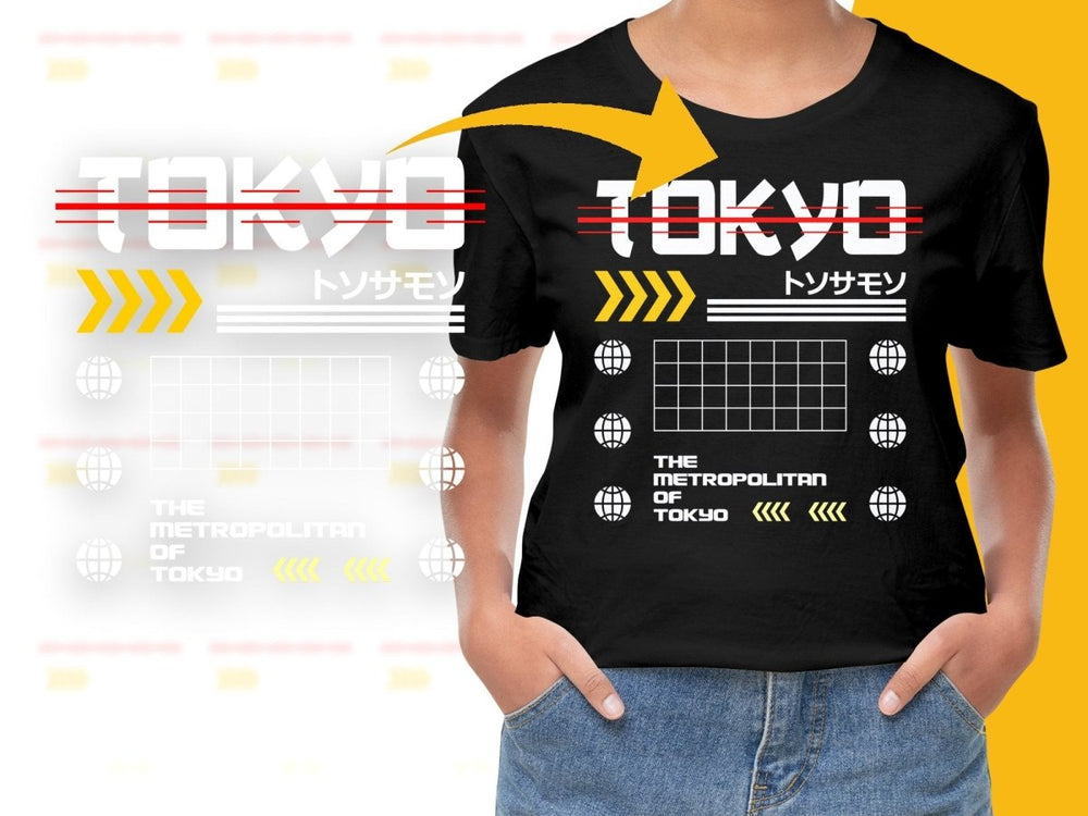 Streetwear The Metropolitan of Tokyo PNG File - Teepew