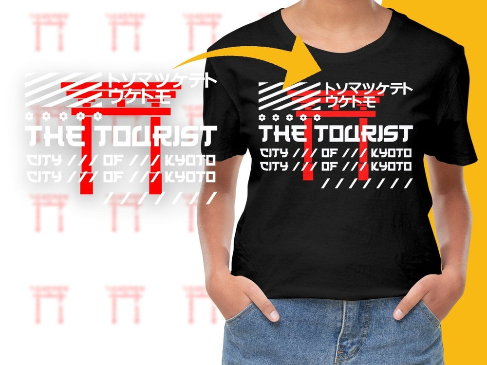 Streetwear The Tourist City of Kyoto PNG File - Teepew