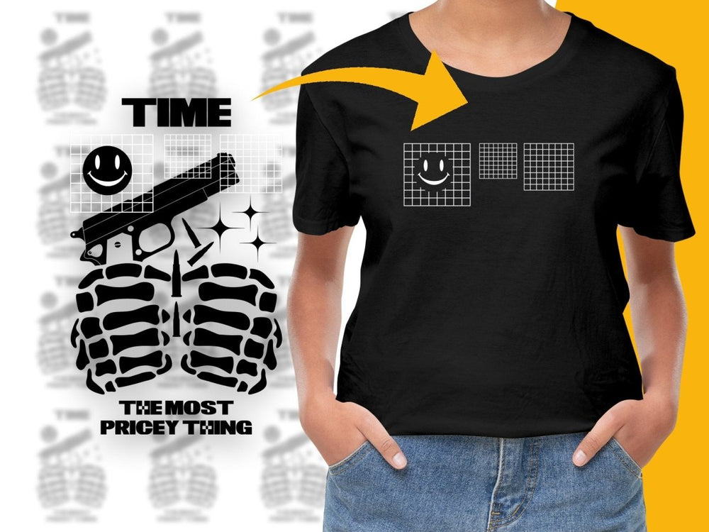 Streetwear Time the Most Pricey Thing PNG File - Teepew