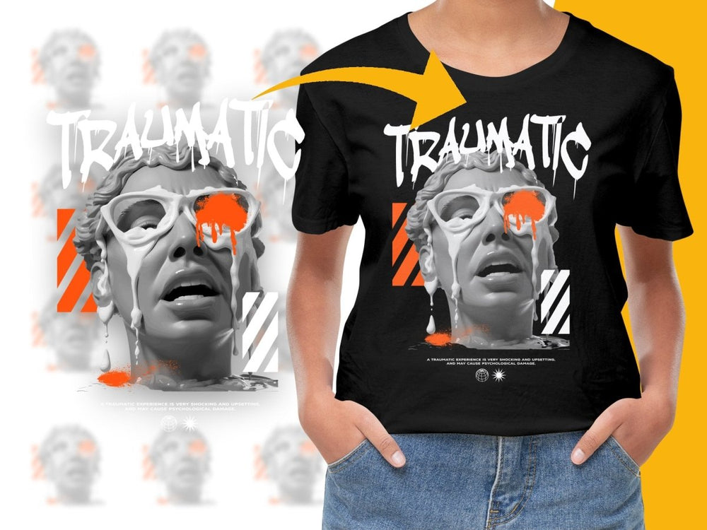Streetwear Traumatic Back PNG File - Teepew