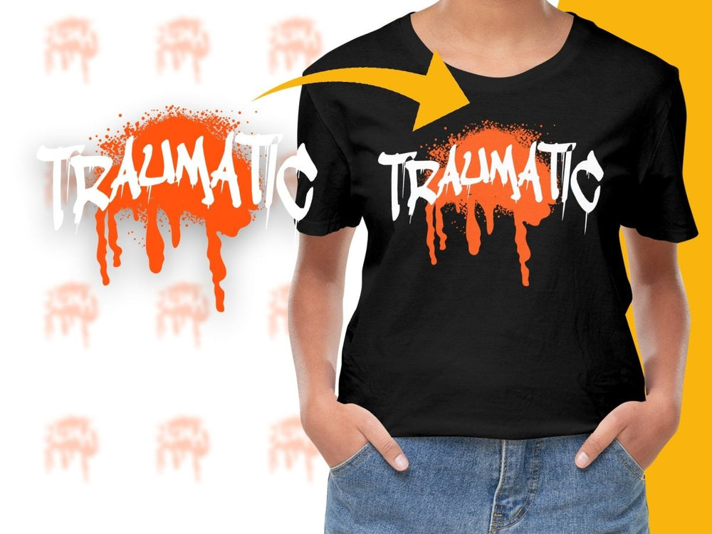 Streetwear Traumatic Front PNG File - Teepew