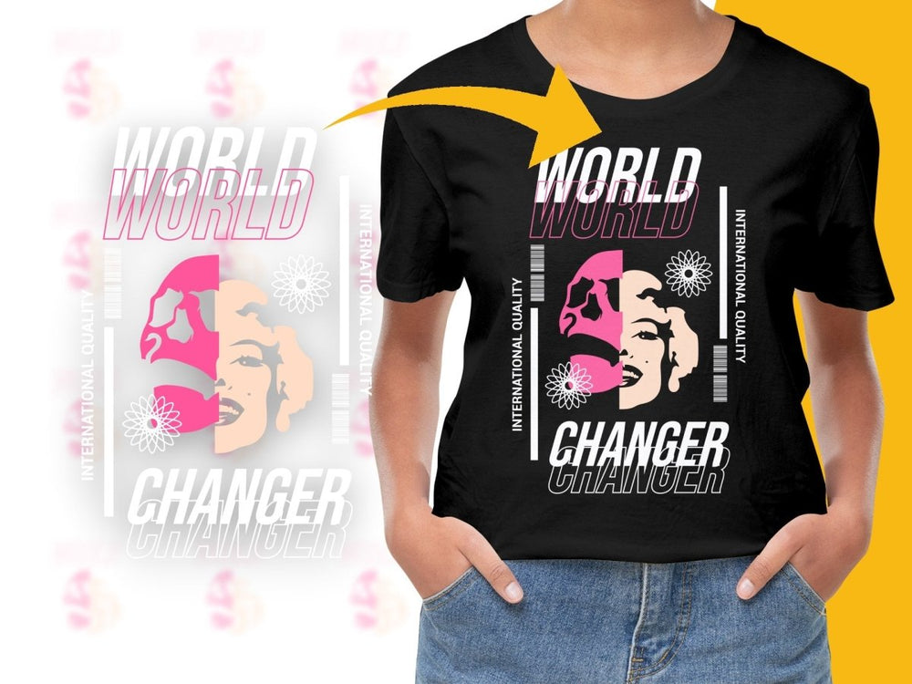 Streetwear World Changer PNG File - Teepew