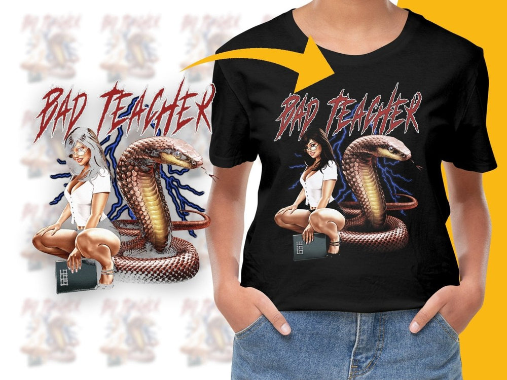 Striking Bad Teacher Graphic Design PNG File - Teepew