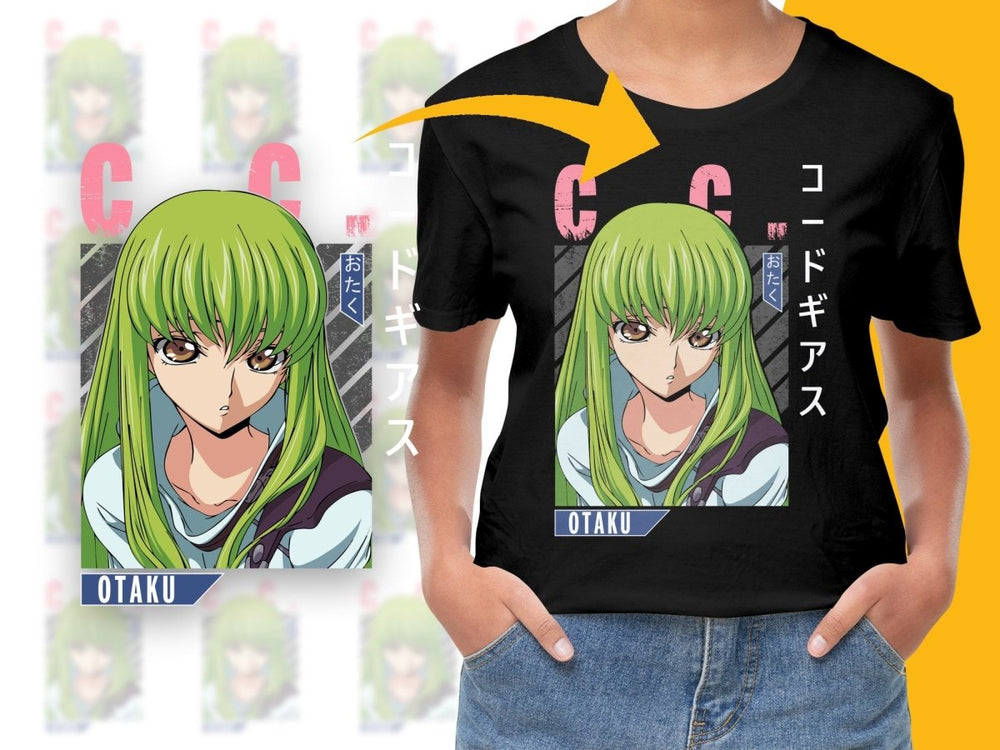 Stunning C C Anime Character PNG File - Teepew